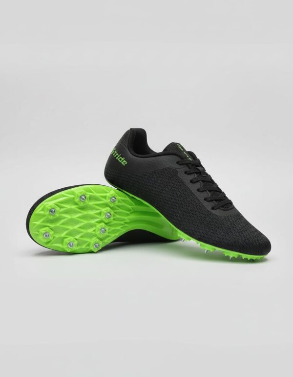 NIVIA STRIDE 3.0 (BLACK/ NEON) / RUNNING SPIKE SHOES